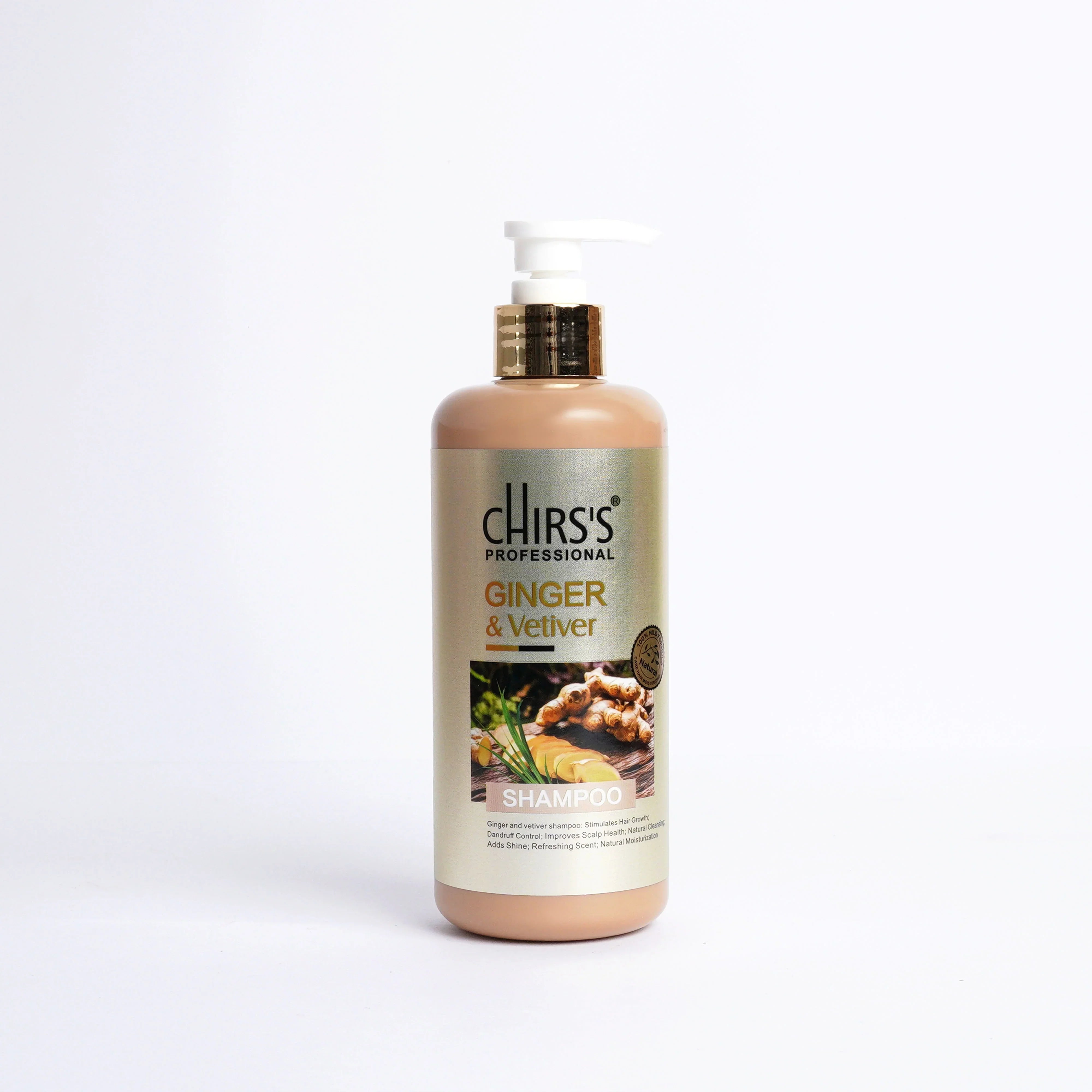 CHIRS'S UK Ginger & Vetiver Shampoo 2 in 1 Turkish Formula (400ML) – Nourishing Hair Care Shampoo